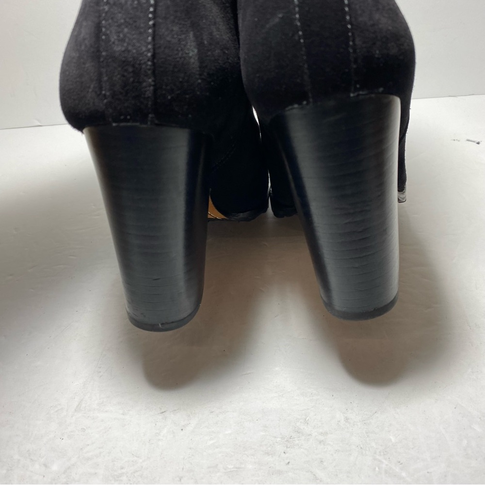 Coach Odelle Black Suede Chelsea Boots Women's Ankle Boots Size 7.5 - Picture 14 of 16